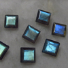 8 mm - AAAA - Really High Quality Labradorite - Faceted Princess Cut Stone Every Single Pcs Have Amazing Blue Fire Super Sparkle 10 pcs